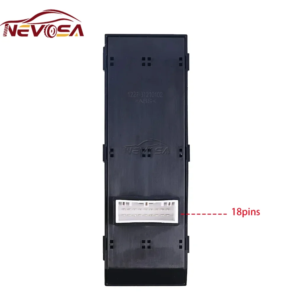NEVOSA For Hyundai Ioniq 2017 2018 2019 2020 2021 Front Left Electric Power Master Window Switch 93570-G2020 93570-G20204X Parts