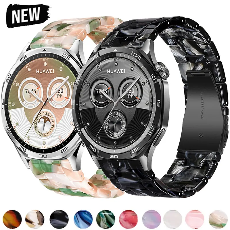 

20 22mm Resin Band For Huawei GT5/4/5pro 46mm CMF Watch Pro 2 3 Bracelet Strap For Samsung Watch 7/6/5 40 44mm Amazfit GTR 42mm