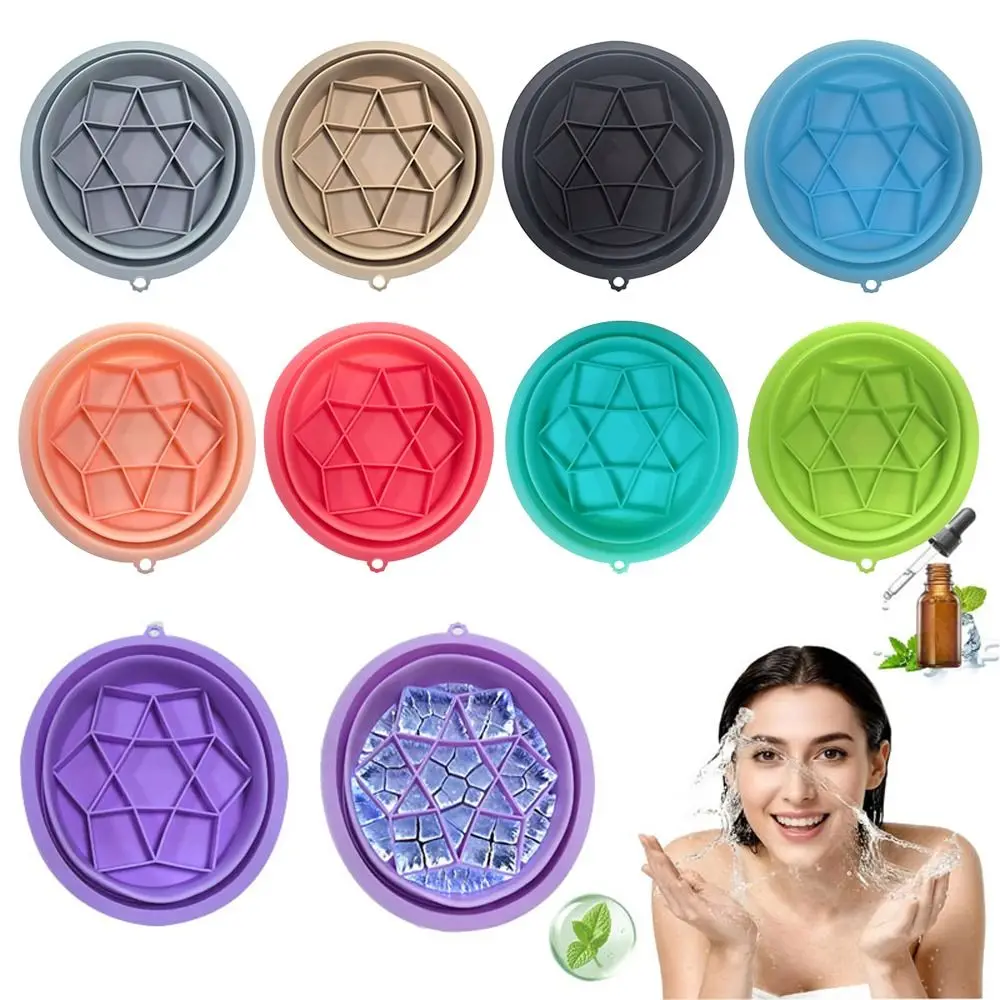 Silicone Ice Bath Washbasin Foldable Relief Stress Ice Bath Tub Bucket Improved Blood Circulation Ice Washbowl Travel