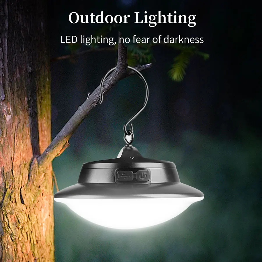 

Multi functional LED Camping Light USB Rechargeable Emergency Lighting Work Light Portable Outdoor BBQ Fishing Tents Light