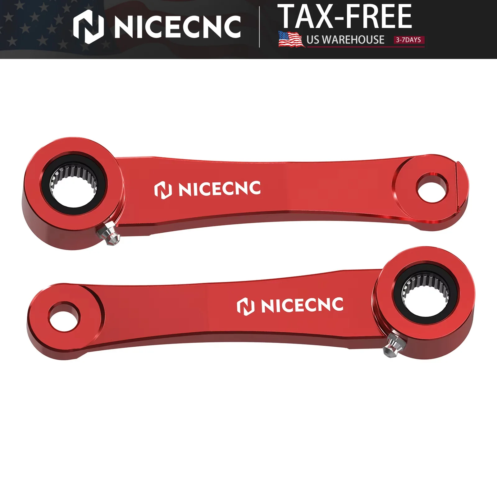 NICECNC 1.0 "1.5'' مجموعة وصلة خفض لهوندا CRF250R CRF250RX 2018-2023 CRF450R CRF450RX 2017-2023 CRF450X CRF450L 2019-2023