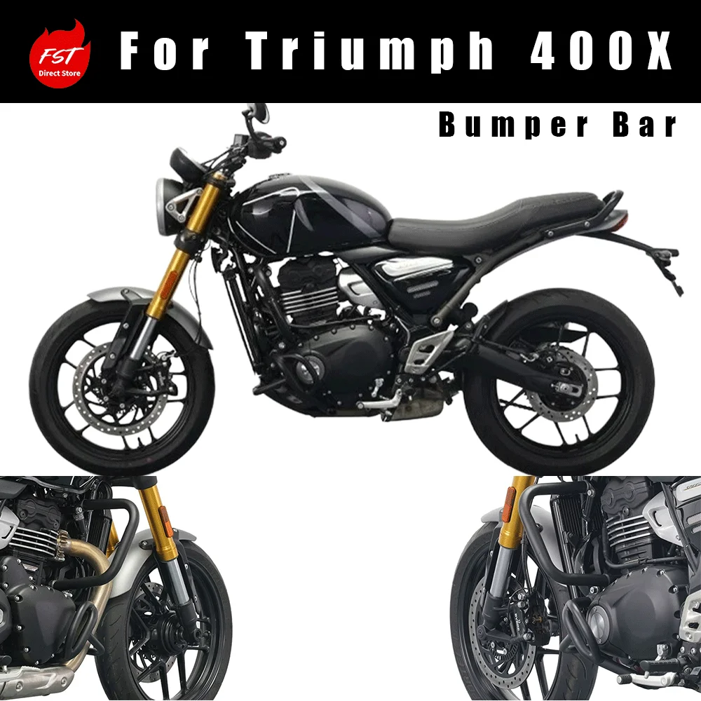 Crash Bar Anti‑Fall Bumper Fits Triumph 400X Motorcycle