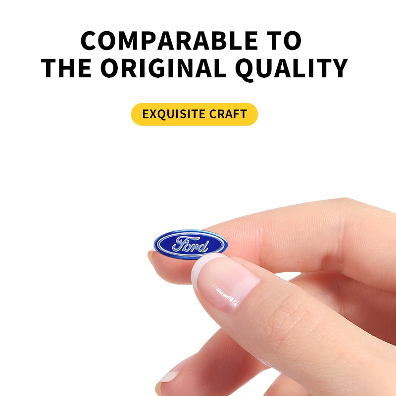 10x 14mm Car Remote Control Key Logo Sticker for Ford Escape Kuga Mondeo Ecosport Fiesta Focus2 3 Fusion Ranger Explorer Style