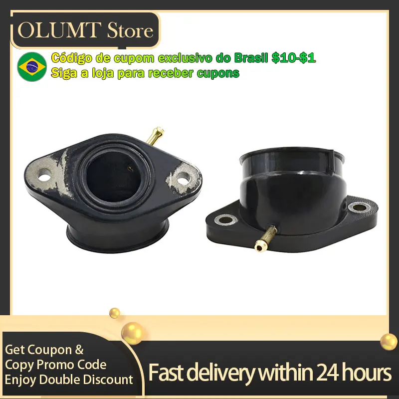 Acessórios para motocicleta, interface de carburador, coletor de saída de admissão para yamaha xv400 virago xv500 xv535 xv 400 500 535
