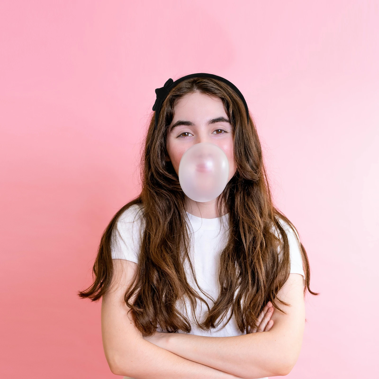 

1 Set Bowknot Headband For Women Girls Princess Hawaii Accessories Large Bow Headpiece Comfortable Cheerleading