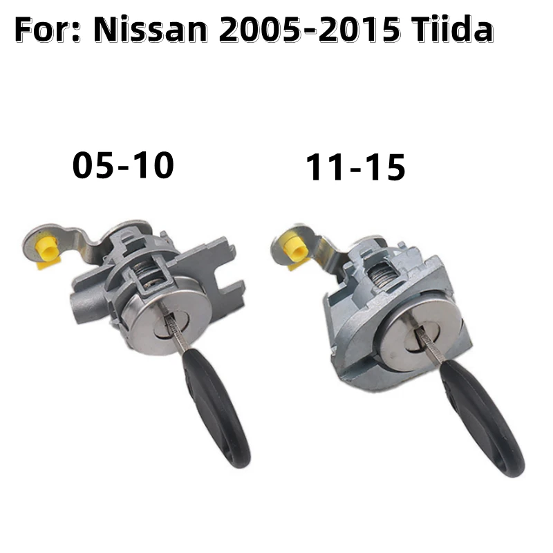 XIEAILI OEM Left Door Lock Cylinder Auto Door Lock Cylinder For Nissan 2005-2015 Tiida With 1Pcs Key  S723