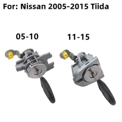 XIEAILI OEM Left Door Lock Cylinder Auto Door Lock Cylinder For Nissan 2005-2015 Tiida With 1Pcs Key  S723
