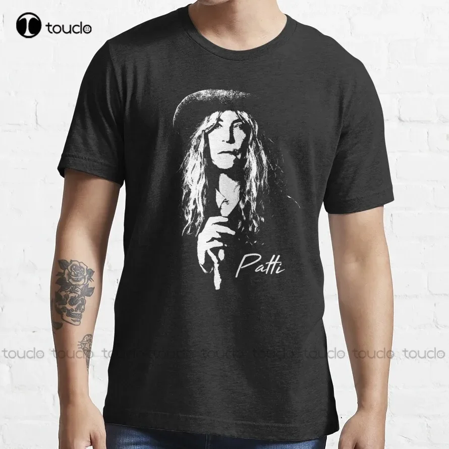 Patti Smith - Portrait T-Shirt Anime Tshirt Custom Aldult Teen Unisex Digital Printing Tee Shirt Xs-5Xl Cotton Christmas Gift