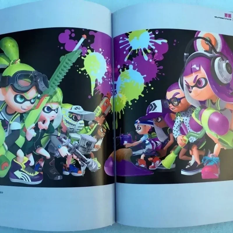 Original Japanese Vertion 328/400 Pages Splatoon 1/2/3 Series Art Set Collection Books