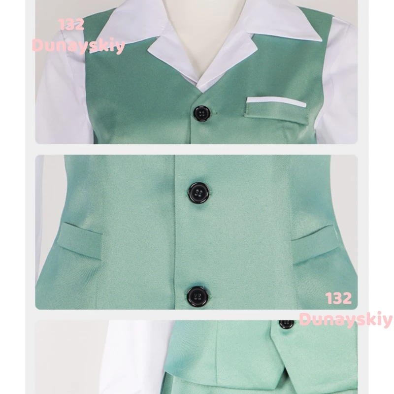 Anime SPY Yor Forger Yor Briar Cosplay Costume Thorn Princess Wig Green Work Uniform Skirt Sexy Daily Suit For Adult Women