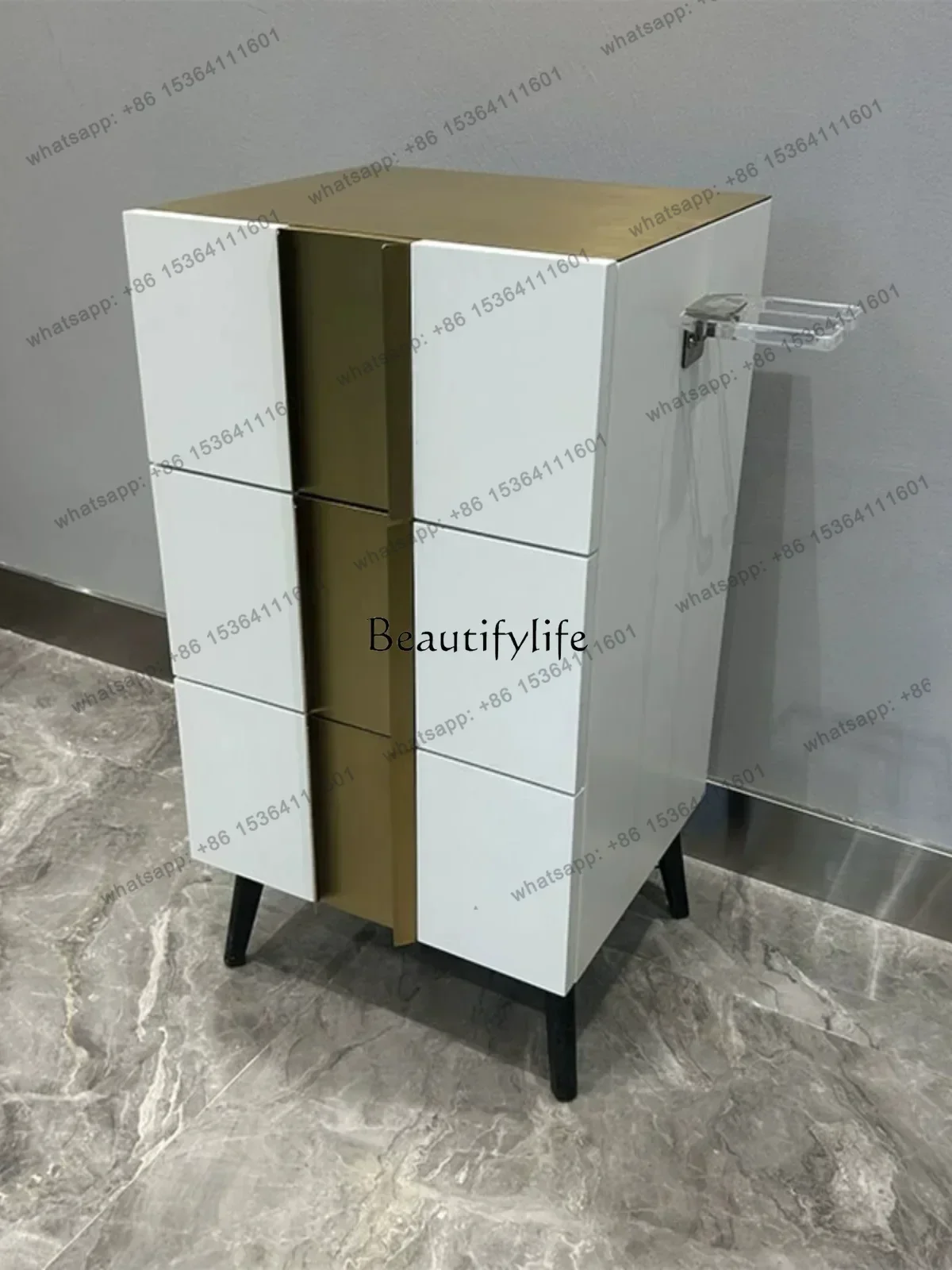 

D30Tool Cabinet for Hair Salon Stainless Steel Work Cabinet Tool Car