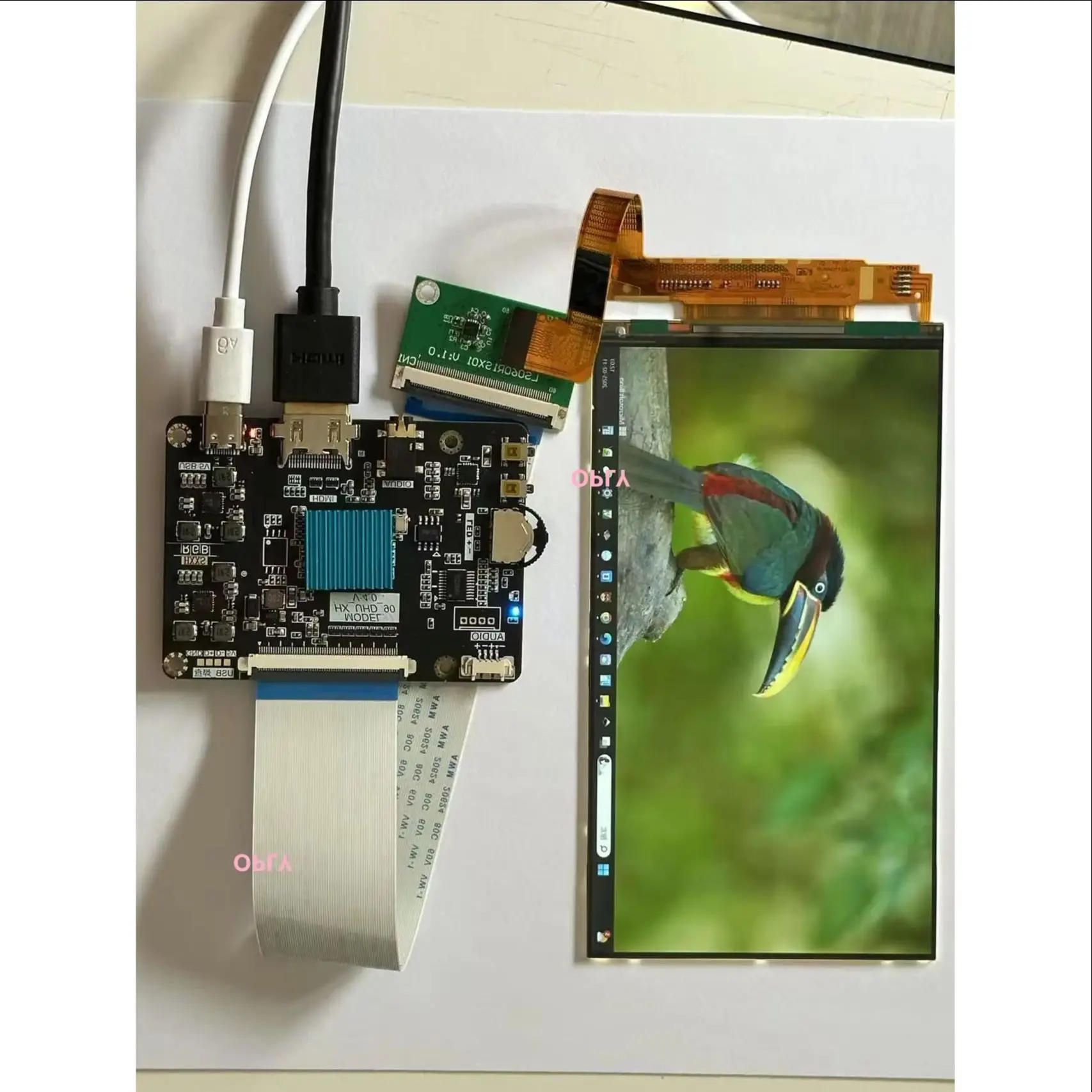 

Controller Board To MIPI Audio out Screen rotation type-C + 6" LS060R1SX01 1440x2560 IPS LCD LED Panel Screen HDMI-compatible