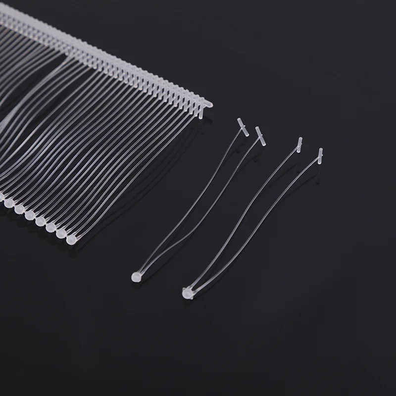 2500pcs Loop Fasteners V-shaped For Tagging Gun Double Tag Pins Hang Pair Clothes Shoes Gloves Socks Attach V Barbs