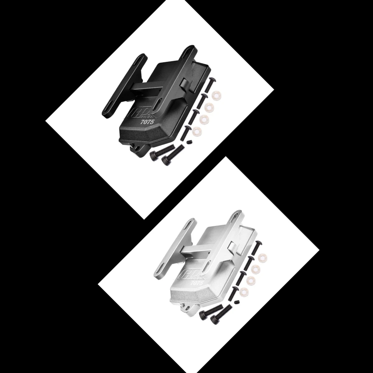 Couvercle de boîte de récepteur GPM Alu 7075 et support de réglage électrique TRAXXAS XRT 78086-4 X-Maxx