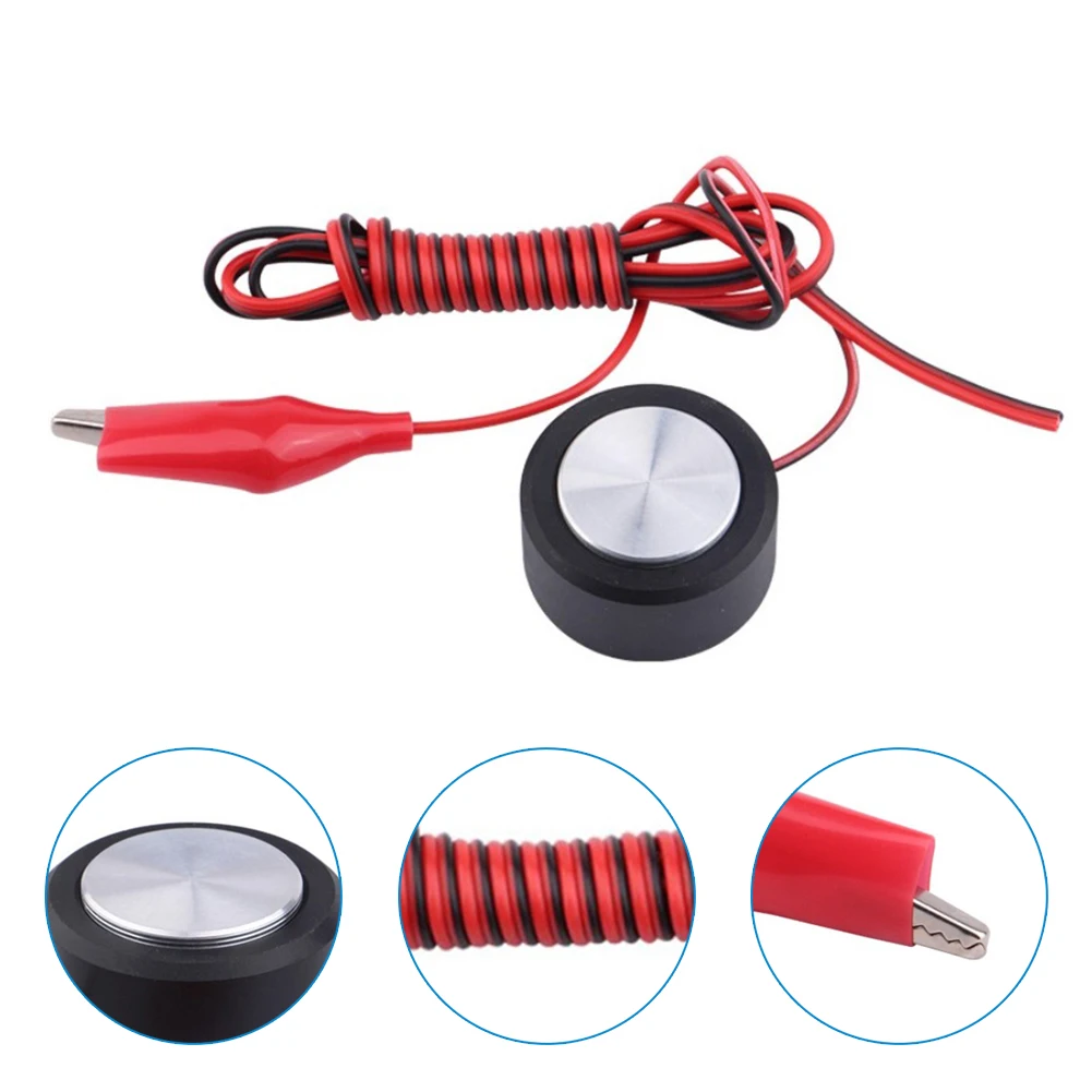 CNC Z Tool Setter Touch Plate Probe With Double Wire For Router Milling Engraving Machine Auto Check Alignment 35mm 1.2m