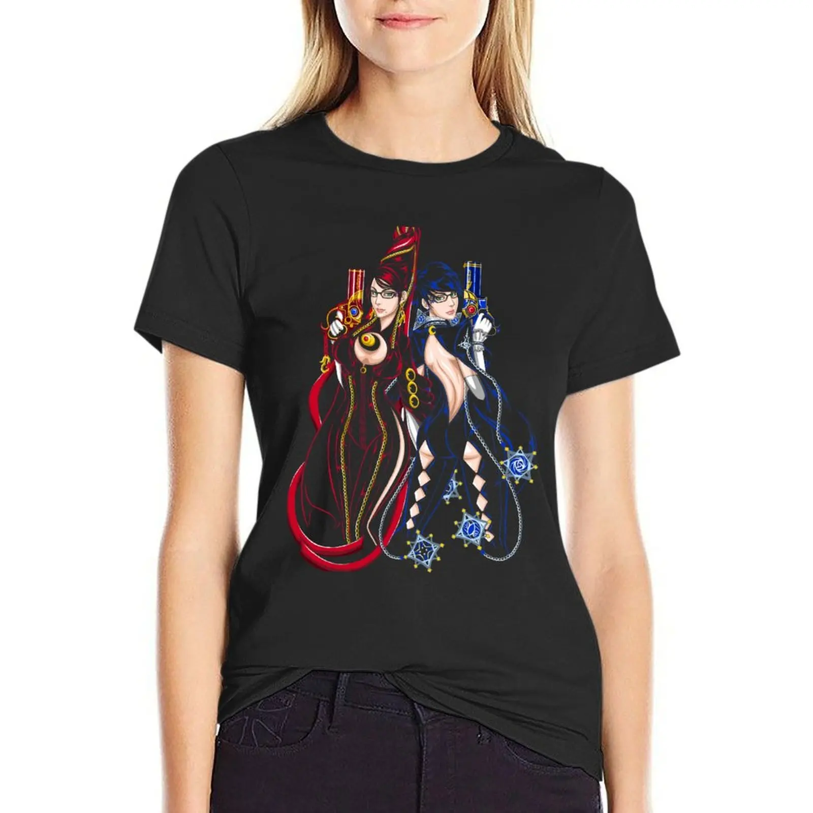 Bayonetta - Umbra Witch - B T-Shirt anime clothes summer top t-shirt dress for Women plus size