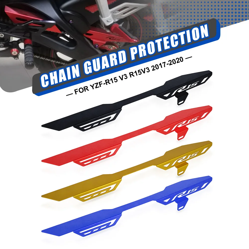 Para Yamaha YZF-R15 V3 R15V3 2017 2018 2019 2020 Protector de cadena de extensión de piñón accesorios de protección de cubierta de cadena YZF R15 V3