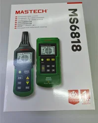 Mastech MS6818 Professional Network Cable Tester Tools for Electrician Portable Wire Cable Lan Tracker Circuit breaker finder