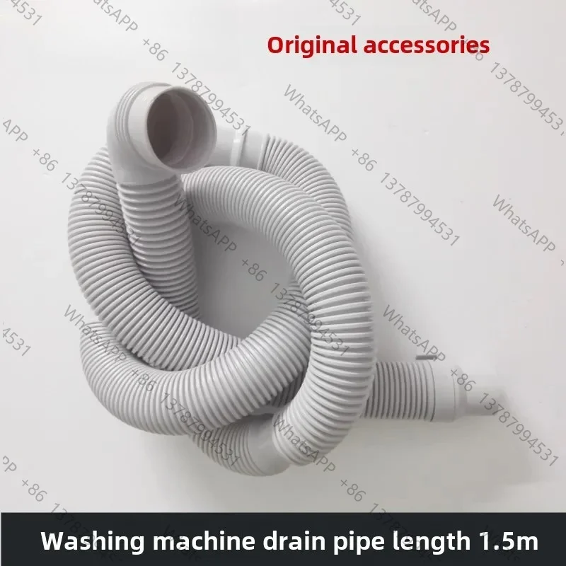 For original washing machine drain hose, outlet hose, dewatering hose, length 1.4m, caliber 4cm.