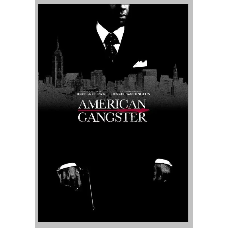 AMERICAN GANGSTER 2007 Classic Movie Denzel Washington Silk Poster Wall Sticker Decoration Gift