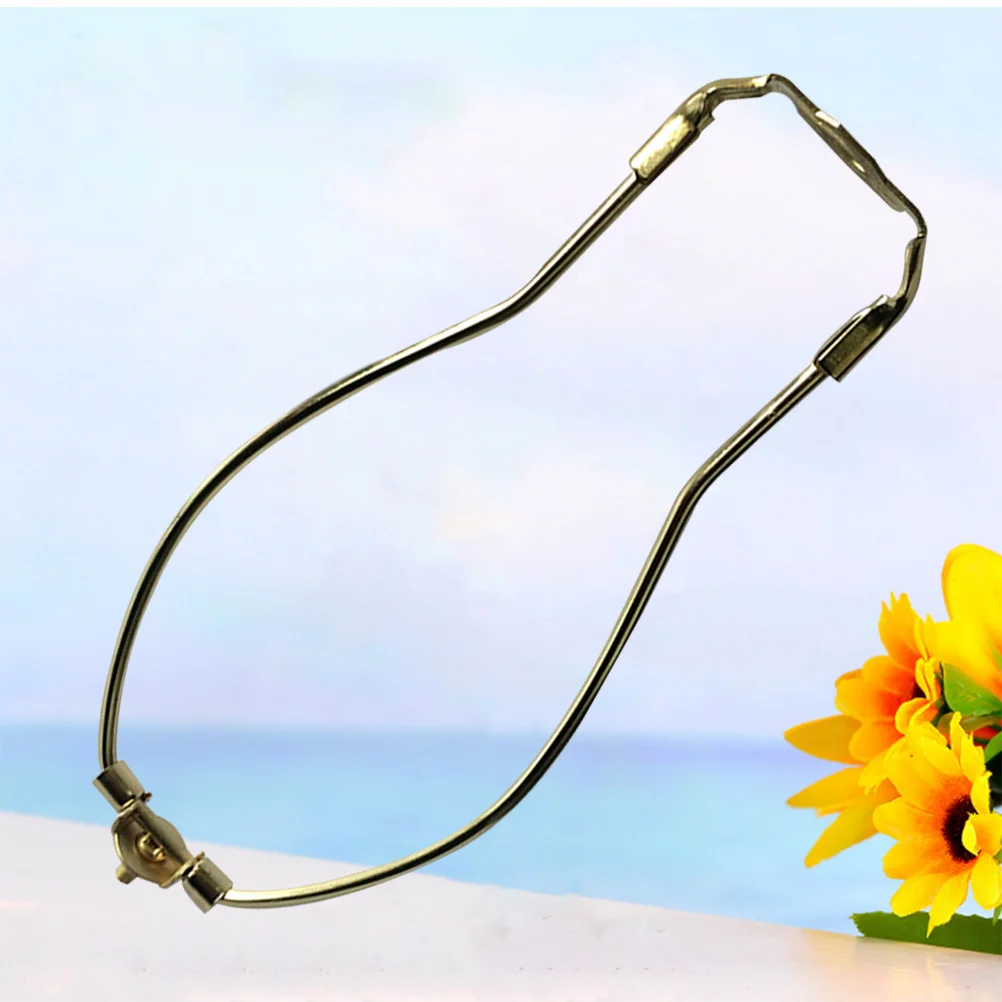 

8 Inch Golden Iron Lamp Bracket Horn Design Durable Stable for Table and Floor Lamps Home Decor Horn Lamp Bracket