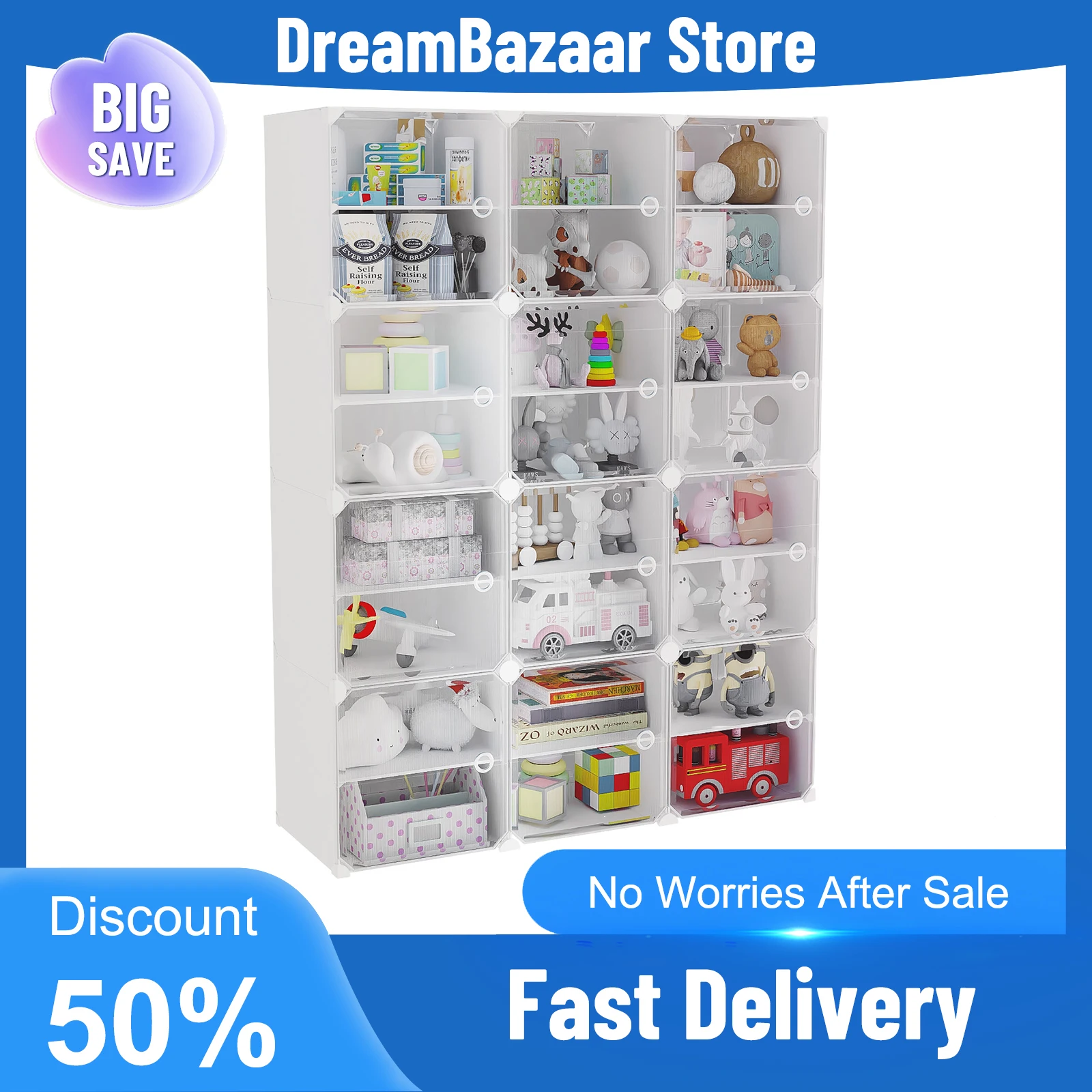 

16Pcs Shoe Racks 41.5x30.7x47.5cm Sturdy 3 Tiers Shoe Storage Rack with 2 Removable Partitions Easy Assembly with Hammer White