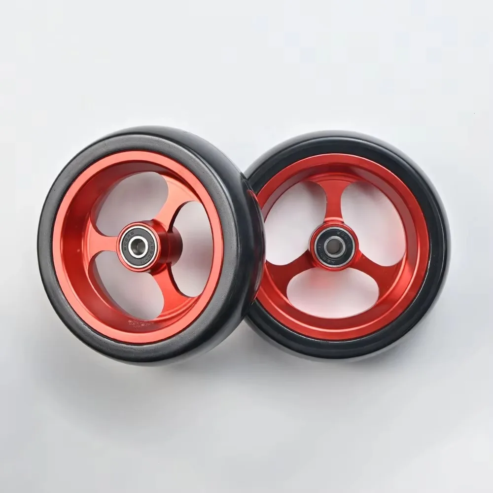 

Sports wheelchair front wheel high-speed bearing aluminum alloy casters are sturdy and durable