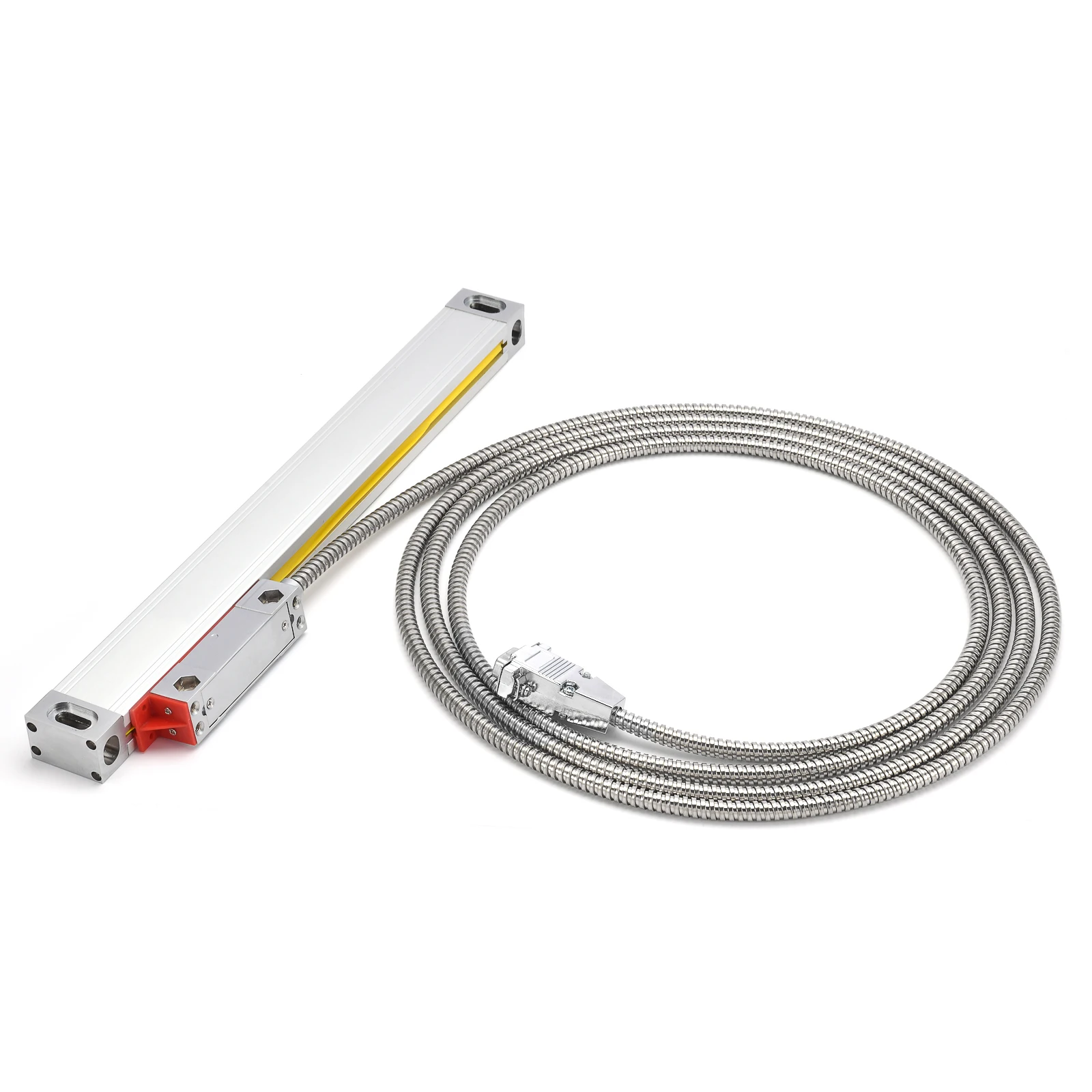 NTS-S High Precision TTL 0.005mm DRO Slim Linear Glass Scale 5um 5VDC Small Optical Encoder Sensor For Sino Rational Easson HXX