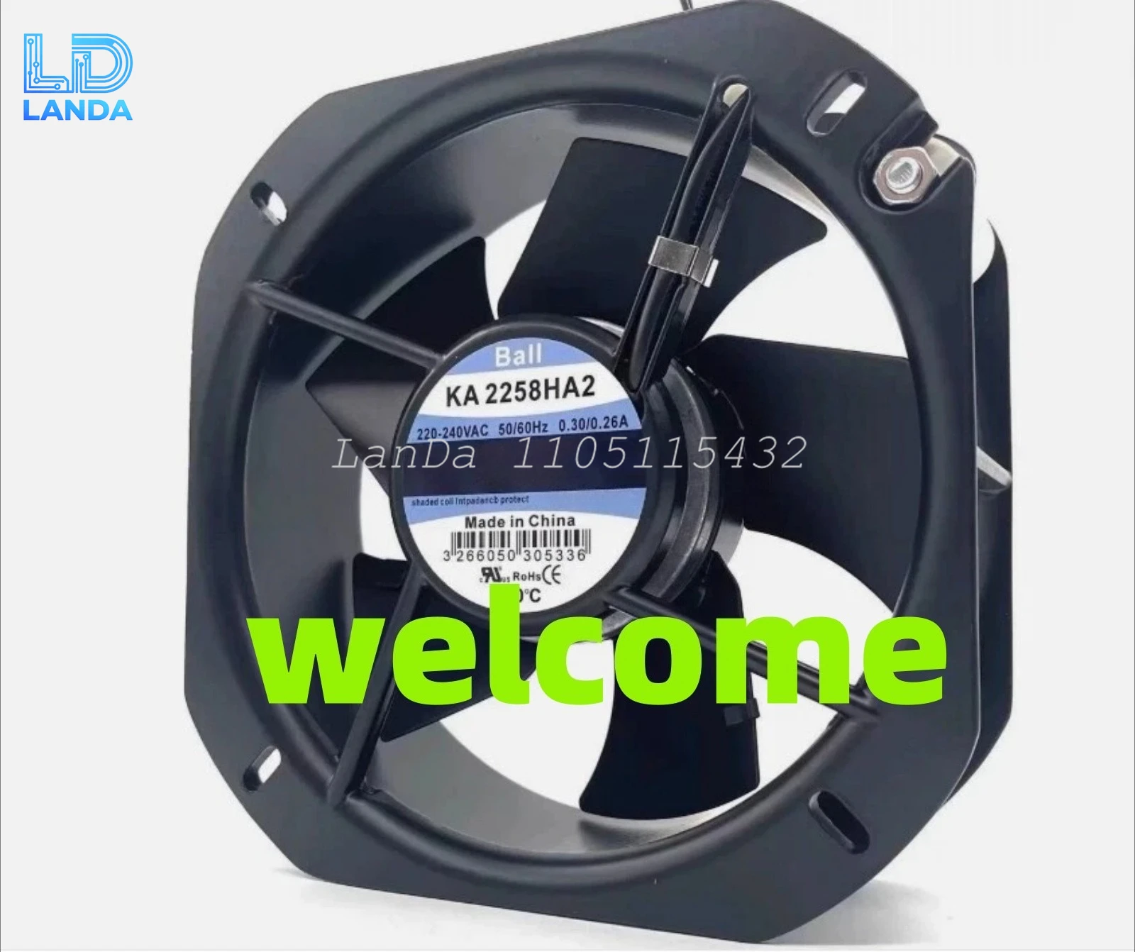 جديد لمروحة التبريد KAKU KA2258HA2 التسليم السريع عبر FedEx أو DHL #1