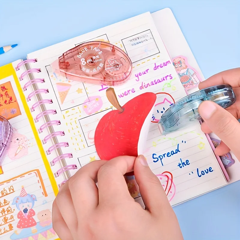 1pc Glue Tape for Scrapbooking, Double Sided Tape Roller for Crafts, 7.92meter X 0.79cm Adhesive Tape Glue Runner