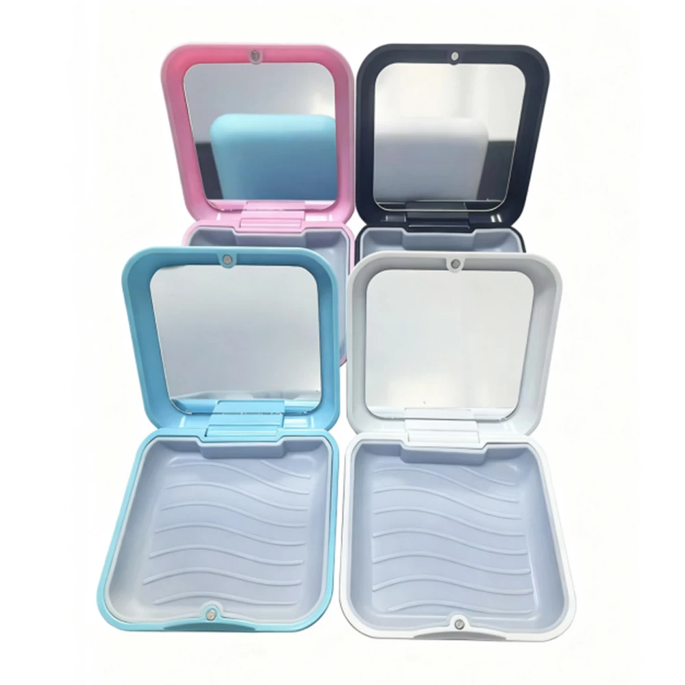 

20pcs Braces Orthodontic Case Dental Retainer Box Case Magnetic Aligner Mouth Guard Container For Teeth Travel False Denture Box