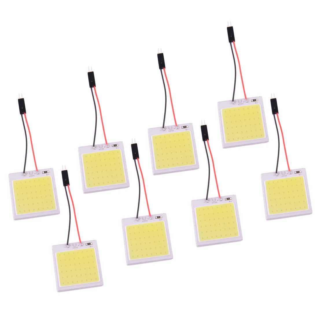 

8Pcs 48 SMD COB White LED Panel T10 12V Universal Car Interior Light Dome Map Reading Lamp Bulbs New