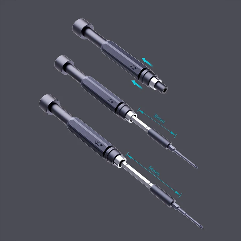 JIMIHome Household Multifunction Mini Precision Screwdriver Kit Portable Magnetic Screw Driver Bits Kit Hand Tools for Home