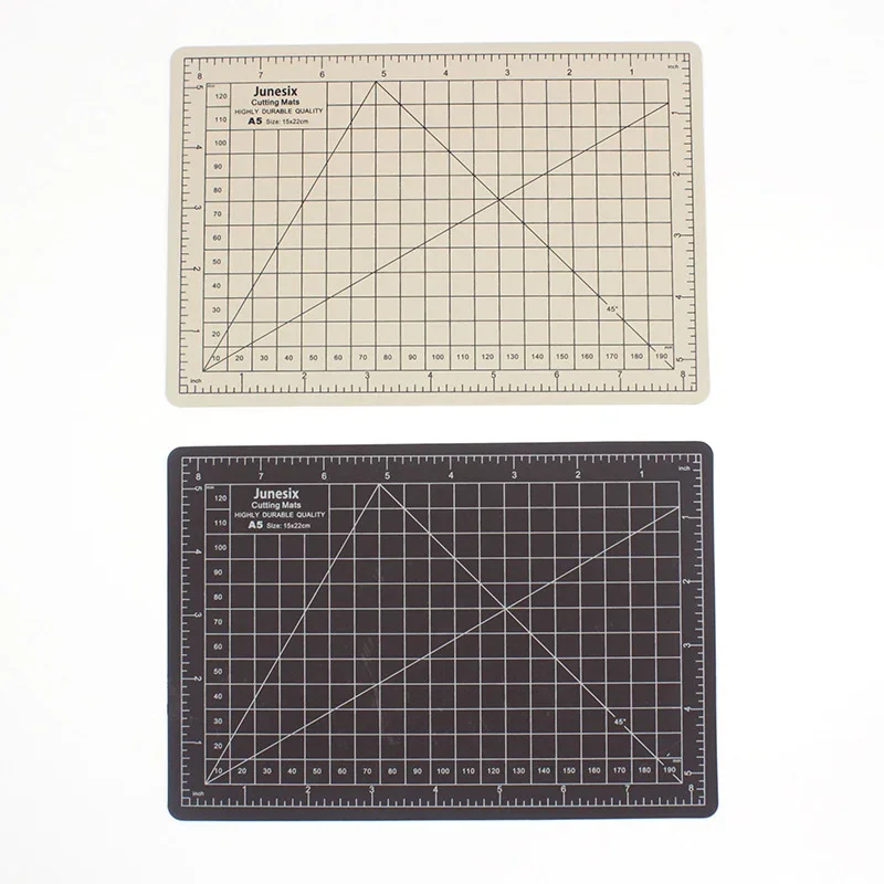 A5 Double Side Cutting Mat With Grid Lines And Non Slip Surface For Crafts, Quilting, and Sewing