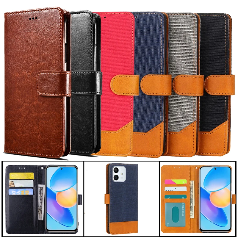 

for чехол на Honor Play6T Pro Case Original PU Leather Capas Wallet Cases For Fundas Honor Play 6T Pro Phone Cover TFY-AN40 6.7"