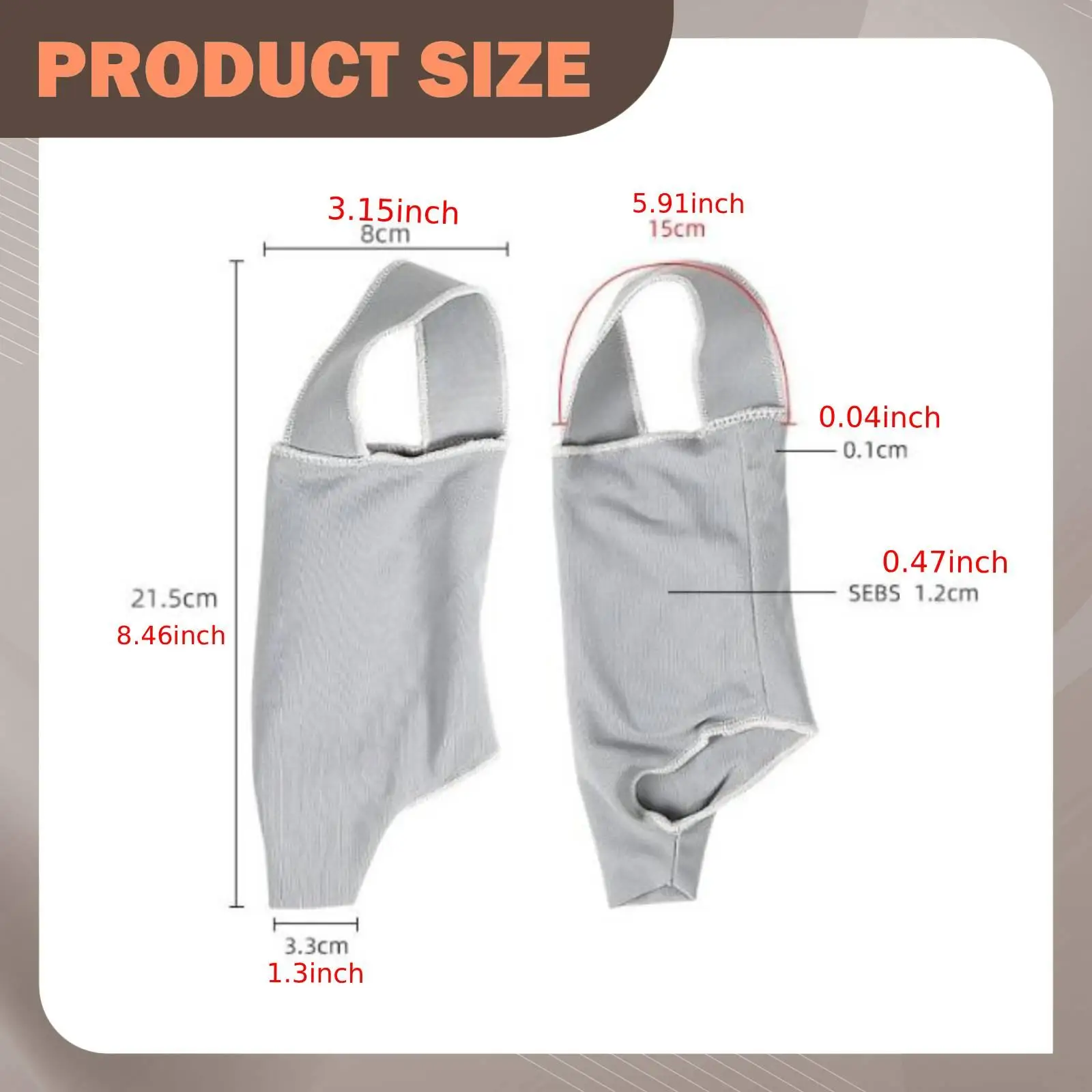 Professional Bunion Corrector Breathable Toe Straightener Foot Splint Support for SEBS Cloth Universal Fit