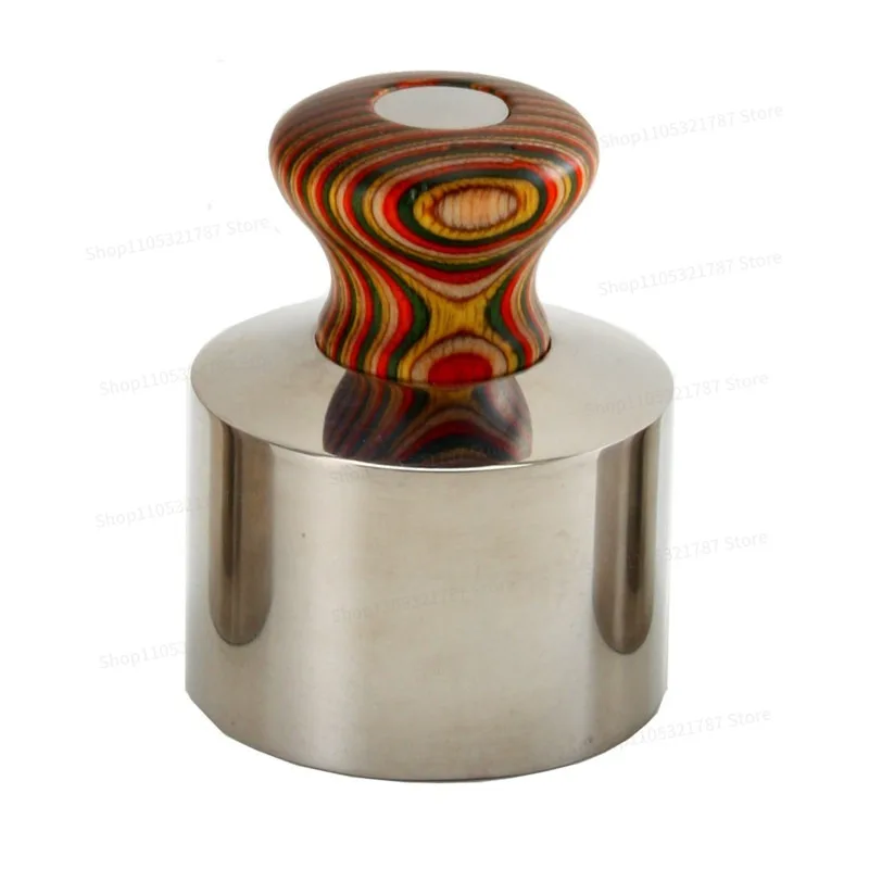 Handmade DIY Colored Wood Leather Tool Leather Paperweight 304 Stainless Steel 930g