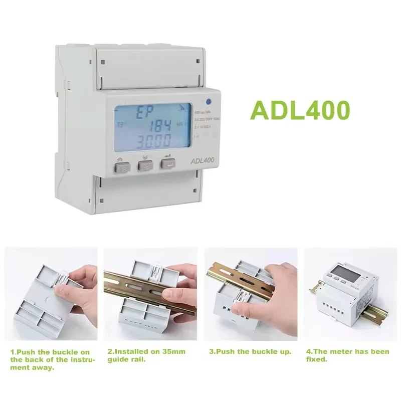 

Трехфазный счетчик-регистратор электроэнергии ADL400-C с RS485, креплением на DIN-рейку, сертифицированный, для средних нагрузок