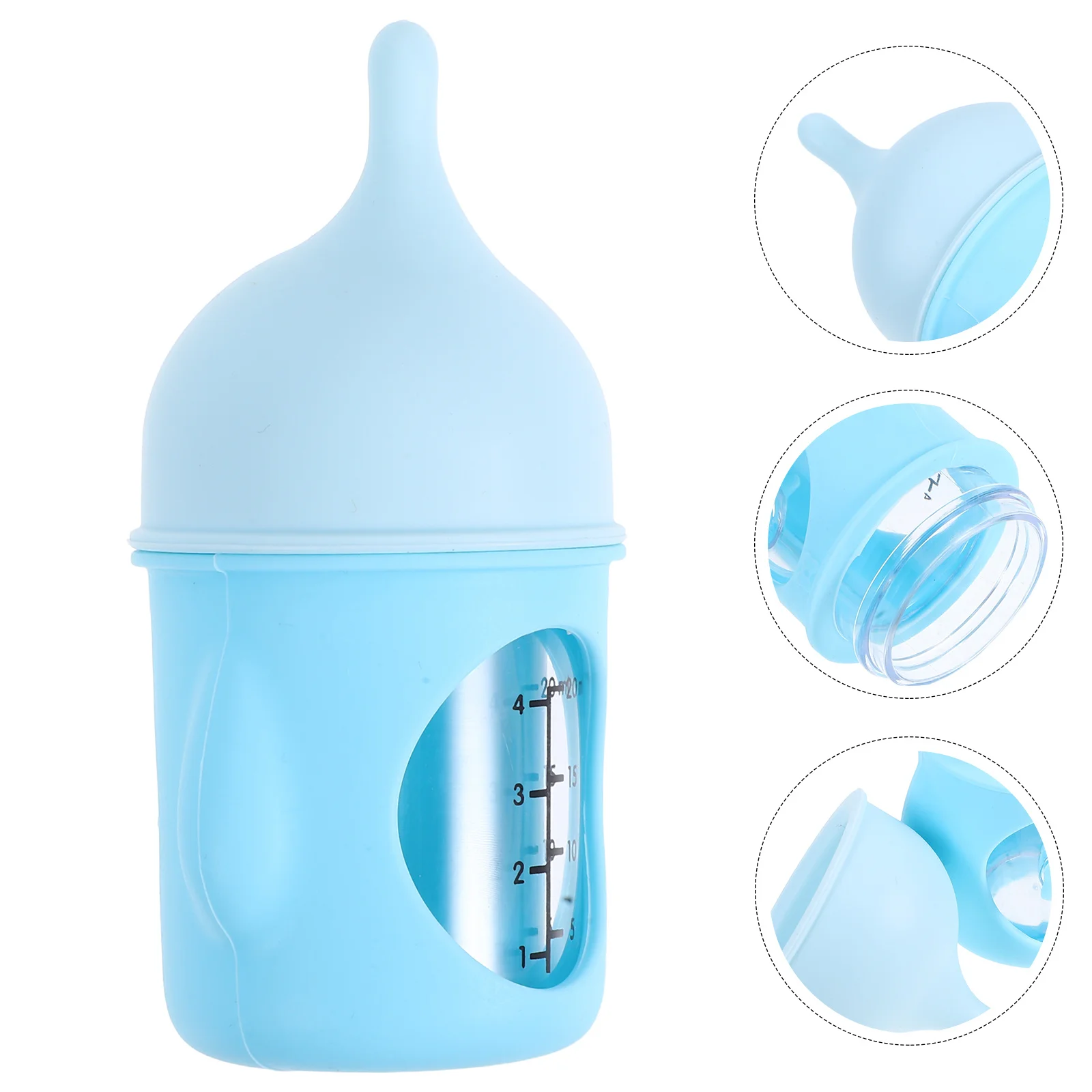 

1pcs 20Ml Pet Bottle For Kittens Puppies Visible Scale Portable Lightweight Easy Clean Nursing Supplies Kitten Feeding