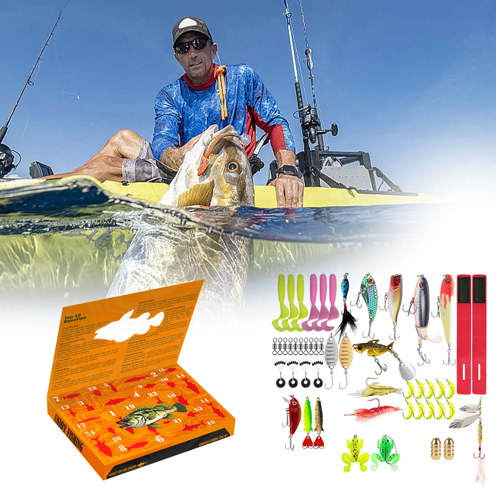 Short Cycle Timer Hydroponics Advent Calendar 2025 Adult Fishing Advent Calendar Fishing Gifts For Men Minute Timers for Kids