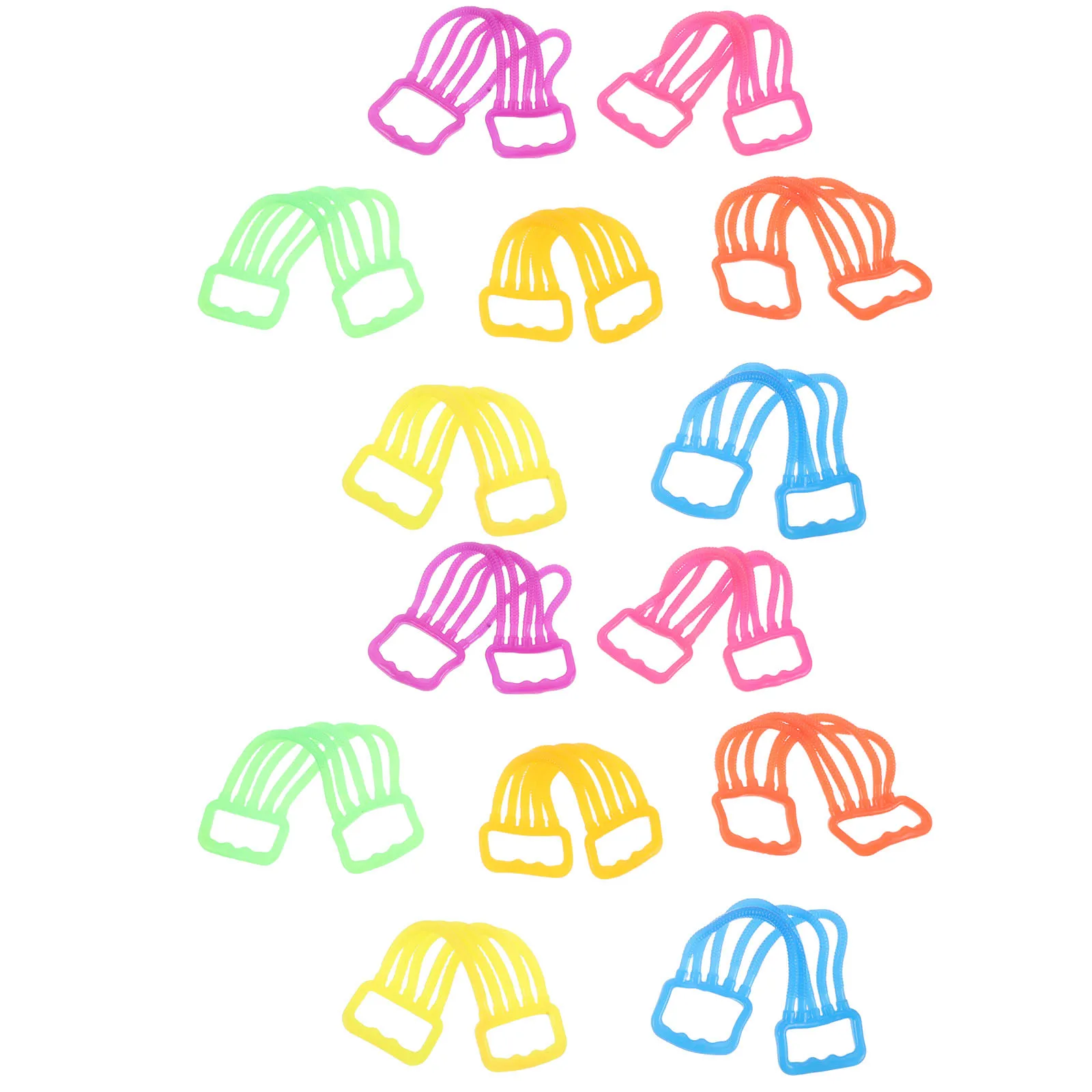 

18 Pcs Children's Arm Traction Device Stretcher Toys Calming Classroom Prize Hand Fitness Equipment Silica Gel Fidget Christmas