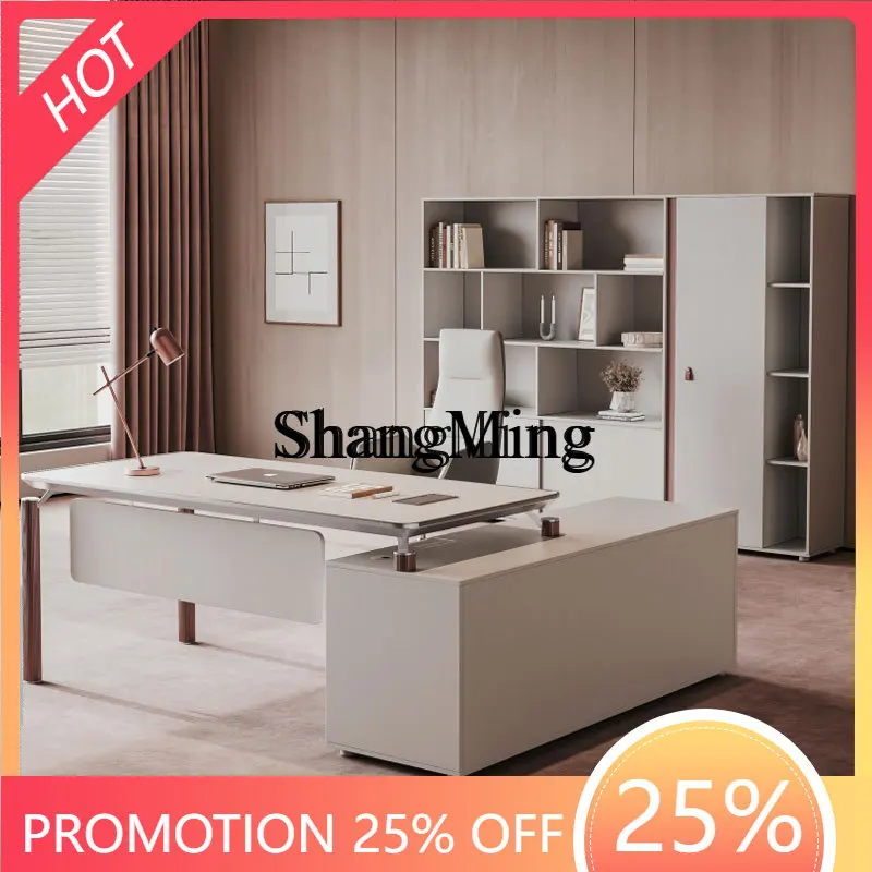 ZYY fashion exquisite generation simple high-end office President's desk Office furniture Large board table Study writing desk