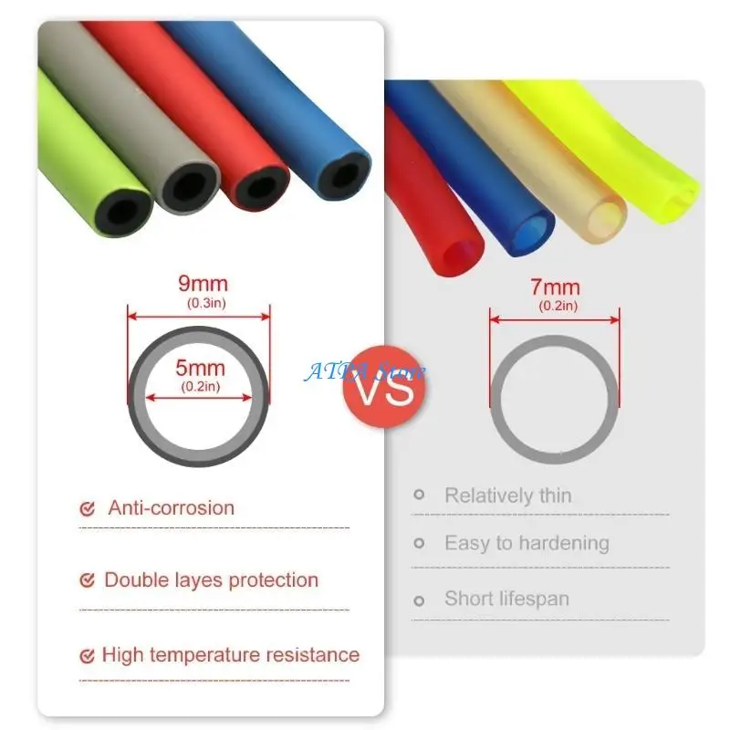 

U13C Scootor Motorcycle Petrol-Inline Filter Hose Pipe Line With Clips Universal