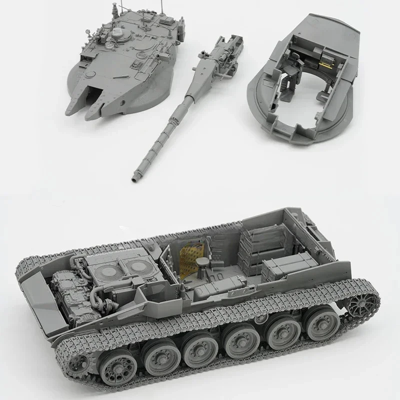 BORDER Plastic Assemble Tank Plastic Model Kit BT-055 Merkava 2 Main Battle Tank, Fully Built, Active Suspension 1/35