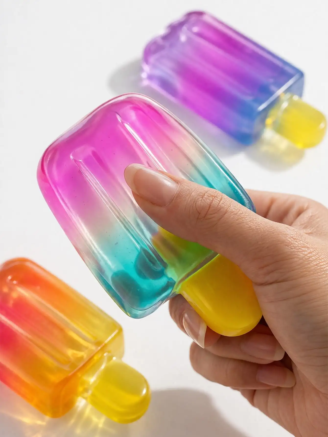 

Colorful Popsicle Soft Fidget Toys, Stress Relief Toys, Sensory Toys, Cute Summer Toys