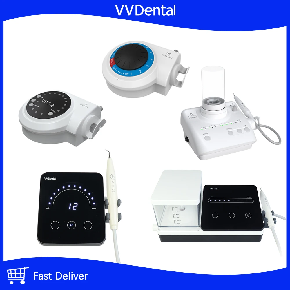 VVDental - Escalador Dental Ultrasónico, Múltiples Estilos, Máquina de Blanqueamiento Dental, Equipo de Limpieza e Higiene Bucal, Compatible con SATELEC/DTE