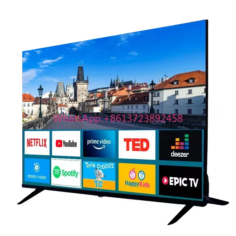 Televisor inteligente de 55 pulgadas, televisor 4K de 32, 40, 43, 50, 65 pulgadas, televisor LED con Android WiFi, televisor inteligente de 45 pulgadas
