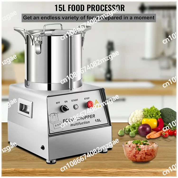 Kitchen Stainless Steel Vegetable Meat Cutter Grinder Blender Electric Commercial Food Processor