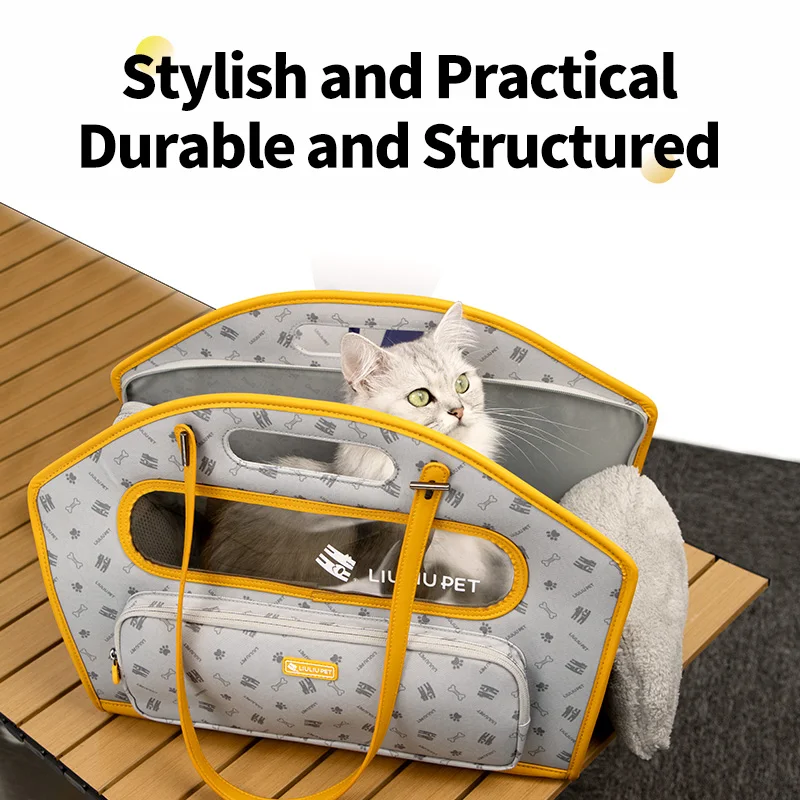 Bolsa de transporte para gatos con bandolera, ideal mascotas pequeñas - imagen 5