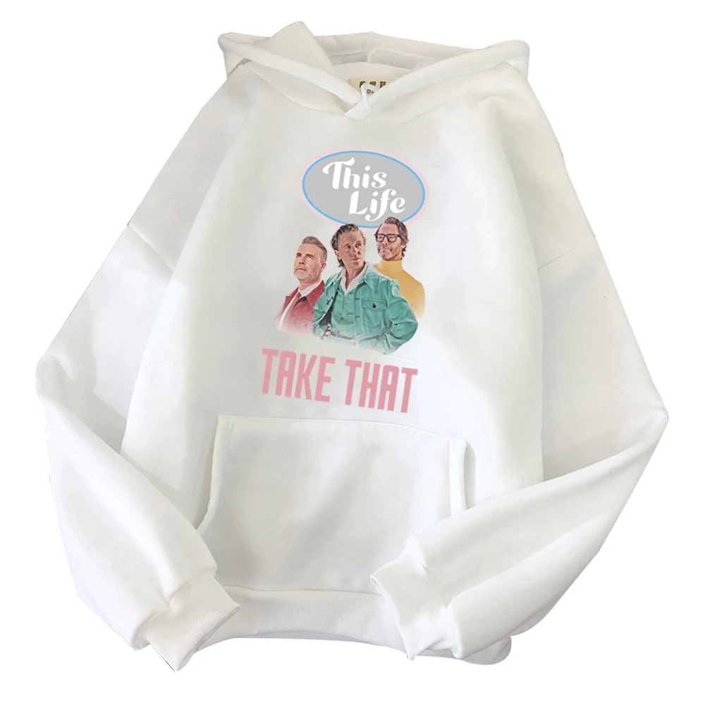 Take That Hoodie This Life Album Hoodie Harajuku Long Sleeve Sweatshirts Take That Fan Gift Unisex